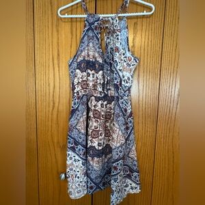 NWT Bohemian Print Halter Dress